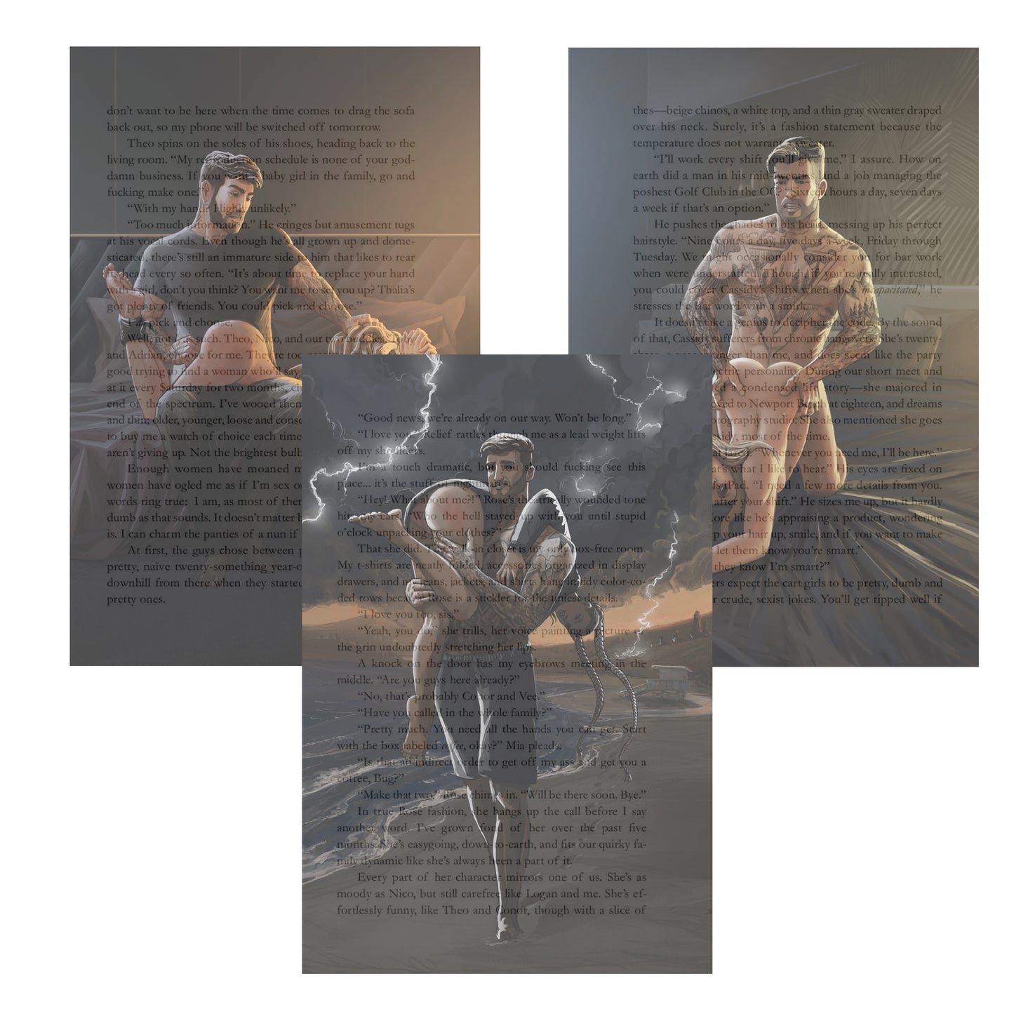 NSFW  Transparent Book Art Packs - Hayes Brothers Series